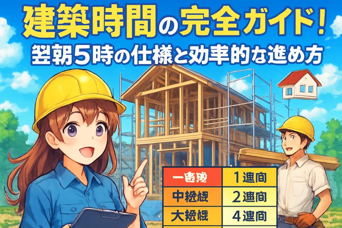 🏠 規模別の建築時間詳細