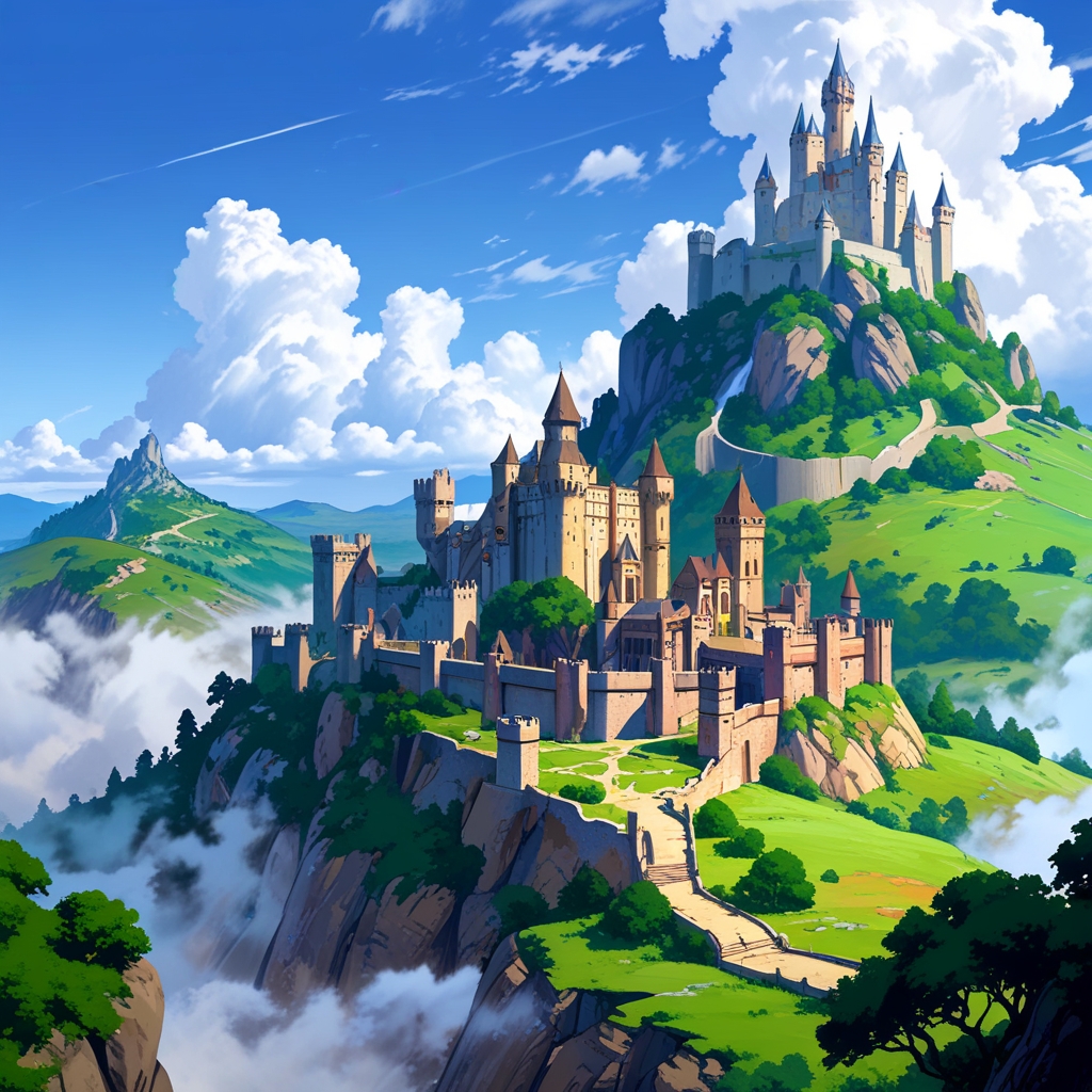 Dramatic map overview showcasing crucial location details and fascinating landmarks throughout the captivating Kingdom of Rodeile